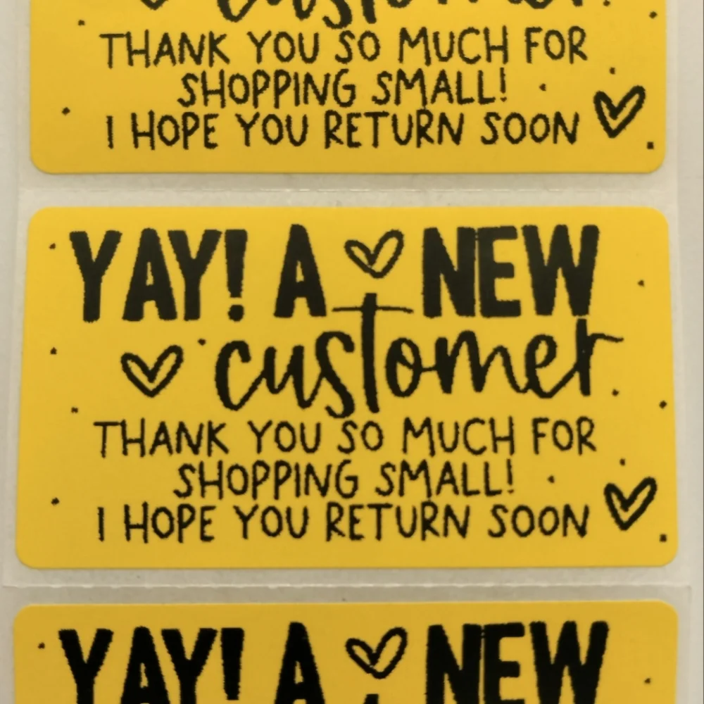💙100 Yay New Customer- Shipping Labels Thermal Packaging Stickers 2.25